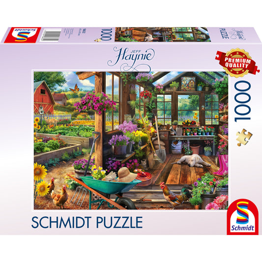 Jeff Haynie: Gartenhaus, Puzzle