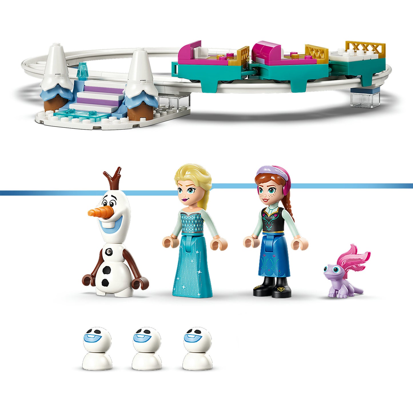 43281 Disney Princess Elsas Schlittenfahrt um den Eispalast, Konstruktionsspielzeug