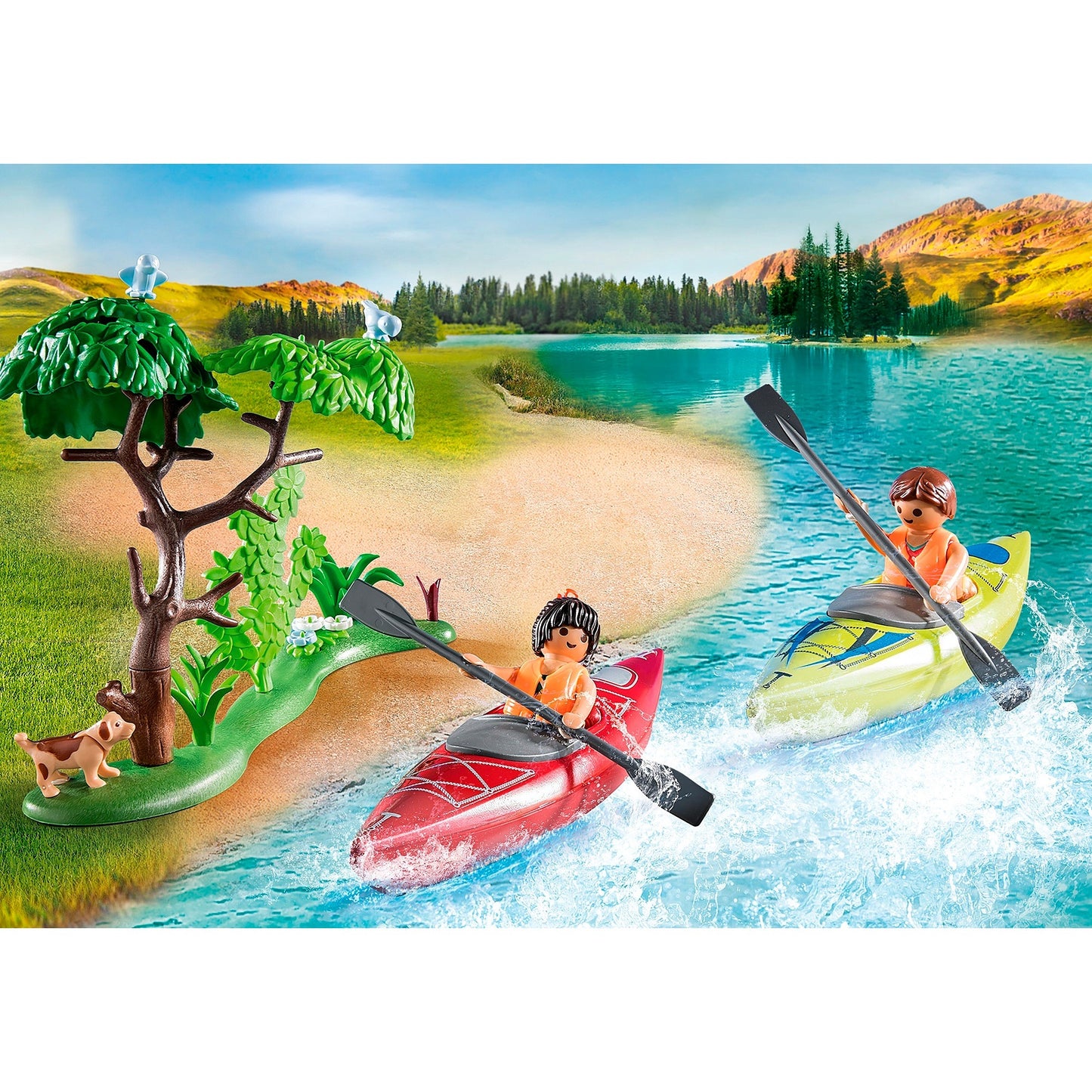 PLAYMOBIL 71425 Family Fun Zelten, Konstruktionsspielzeug