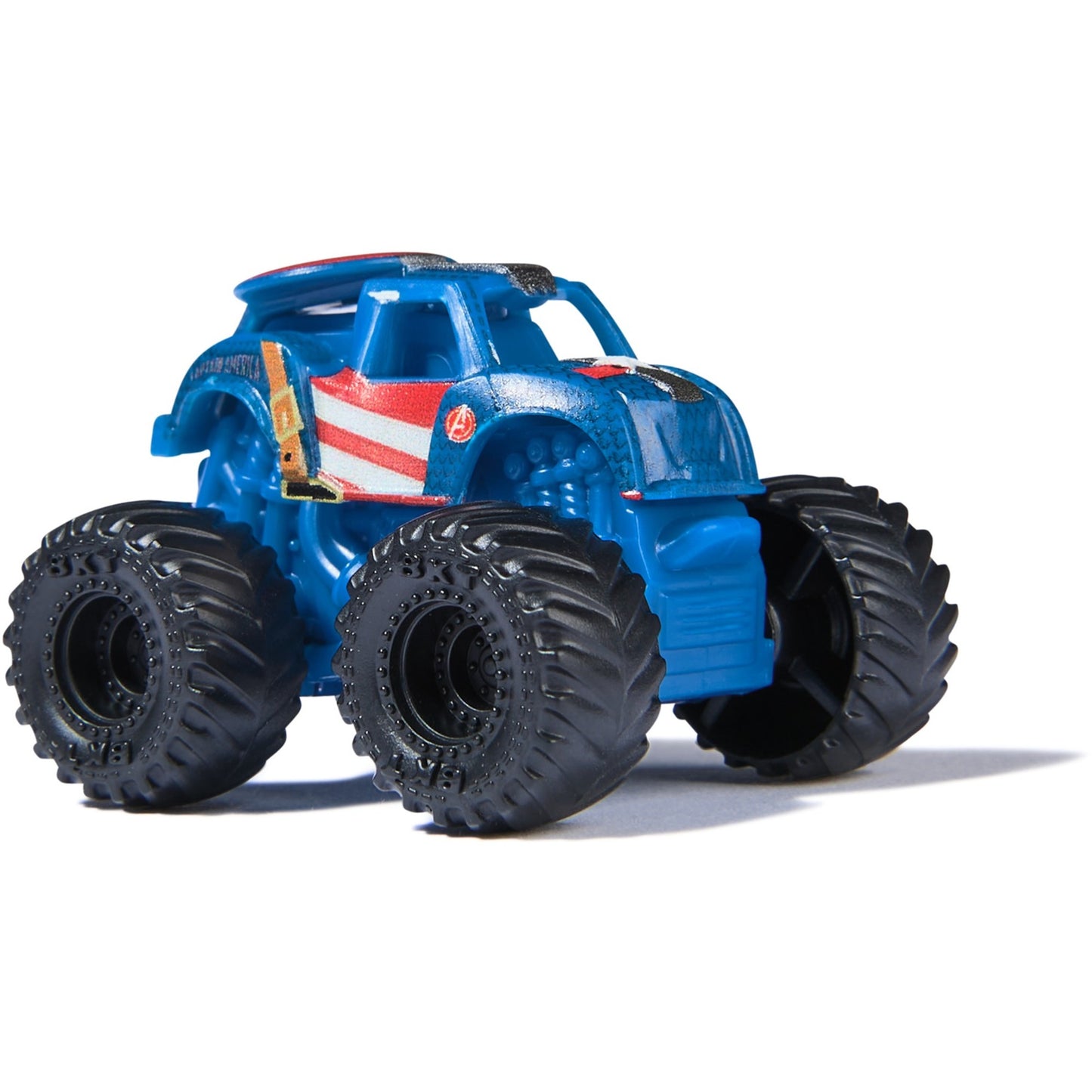 Spinmaster Monster Jam Marvel Mini Monster Trucks 3er-Pack (Massstab 1:64, sortierter Artikel)