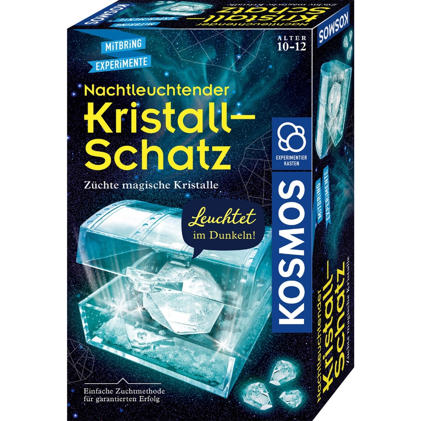 Nachtleuchtender Kristall-Schatz, Experimentierkasten