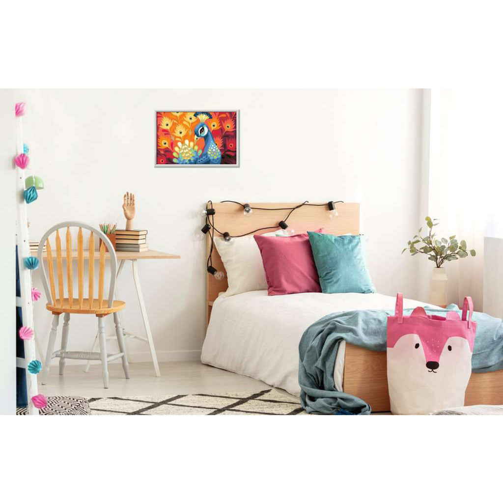 CreArt - Stolzer Pfau, Malen