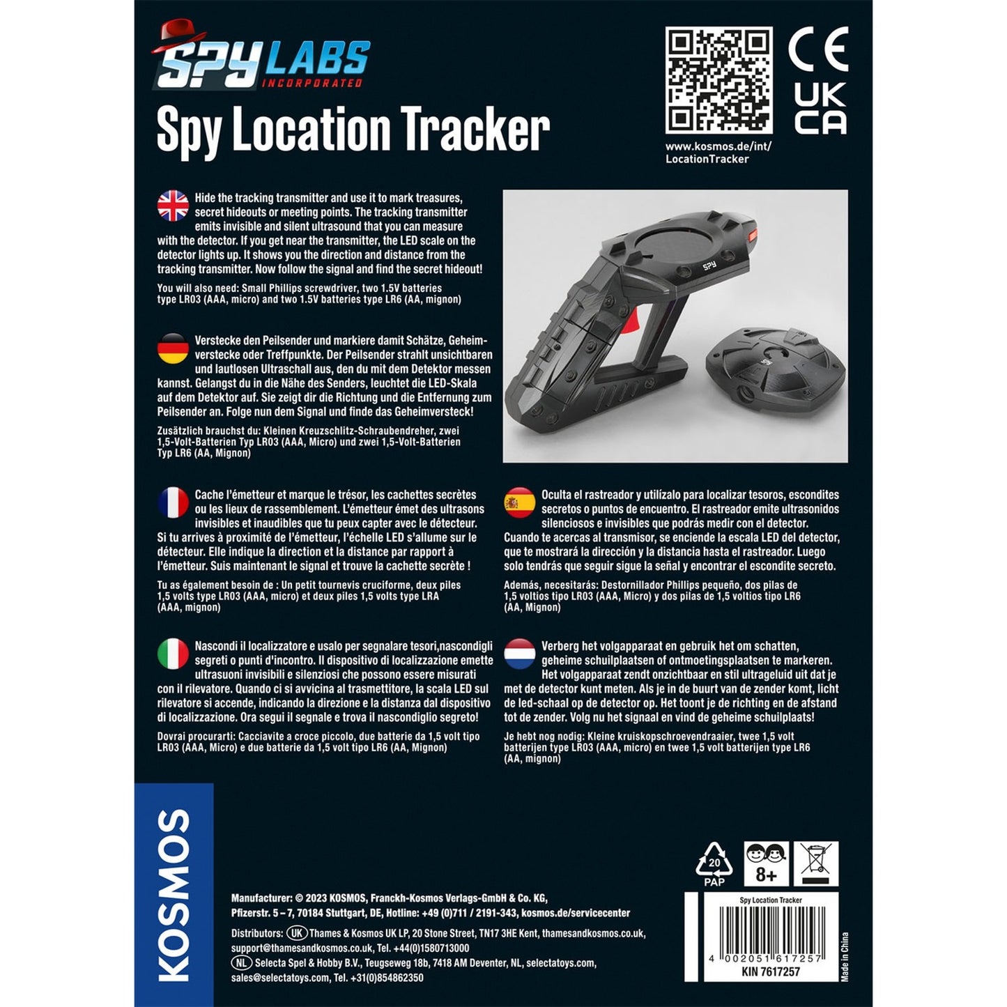 Kosmos Spy Labs Incorporated Spy Location Tracker (internationale Version)