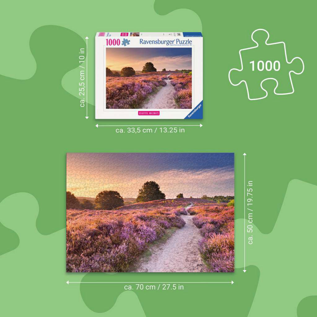Puzzle Beautiful Walkways - Traumpfad in Rosa