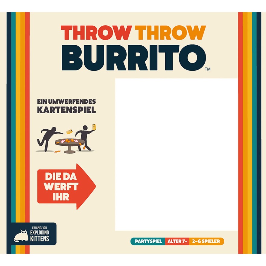 Asmodee Throw Throw Burrito, Kartenspiel