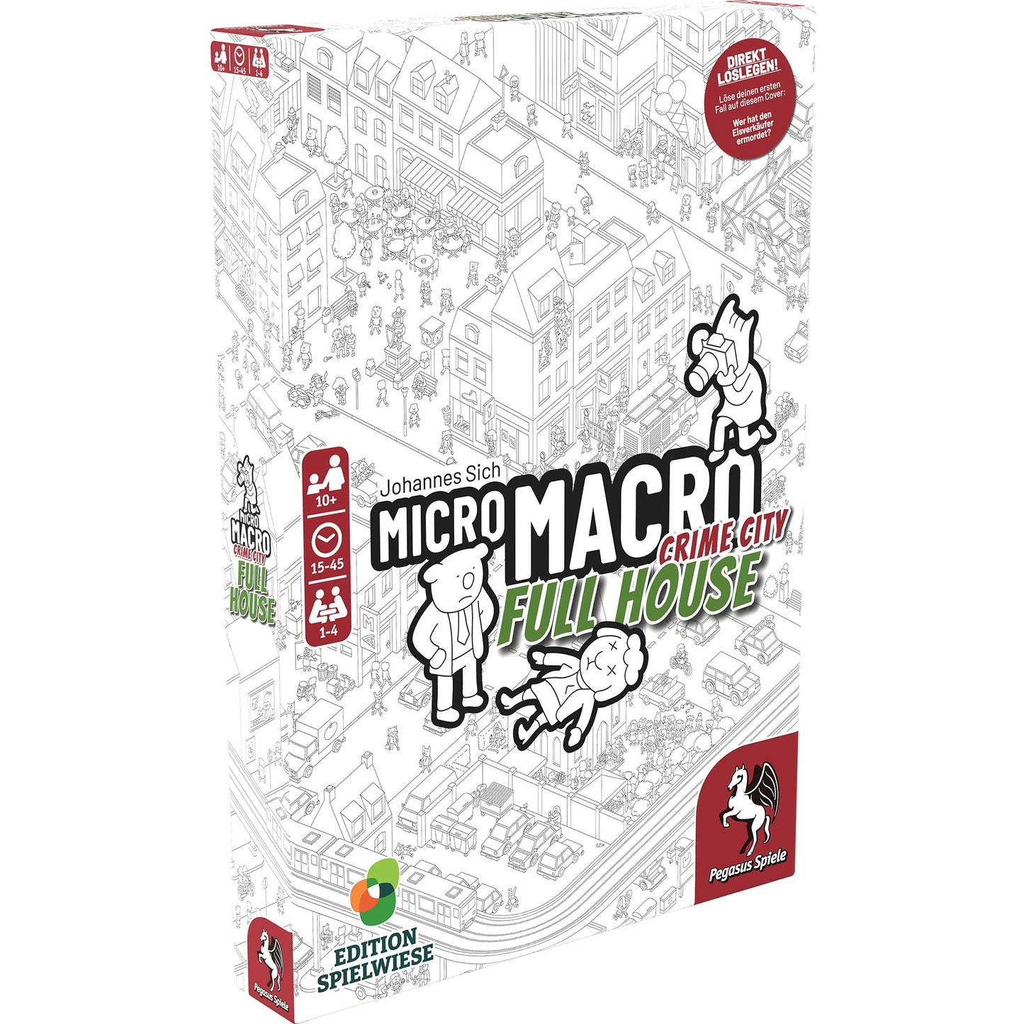 Pegasus MicroMacro: Crime City 2 – Full House, Brettspiel