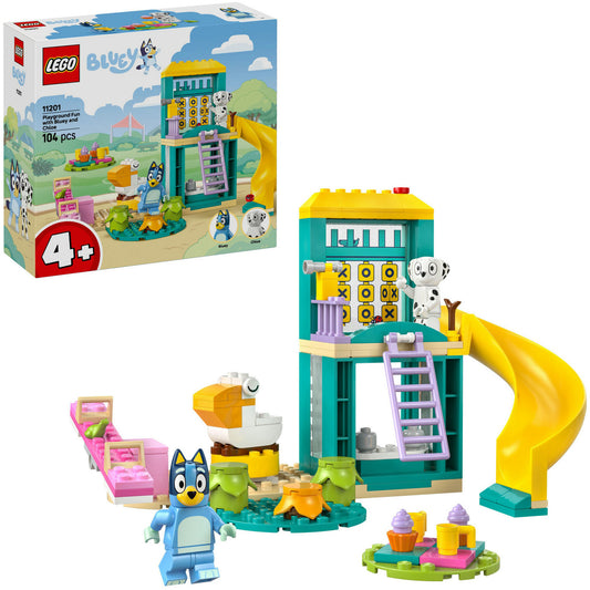 11201 Bluey -  Bluey und Chloe auf dem Spielplatz, Konstruktionsspielzeug