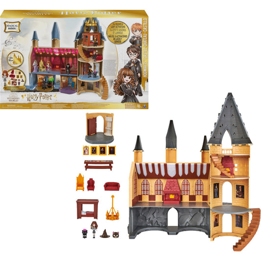 Spin Master Wizarding World Harry Potter - Hogwarts Schloss Spielset mit Licht und Sound, Spielfigur