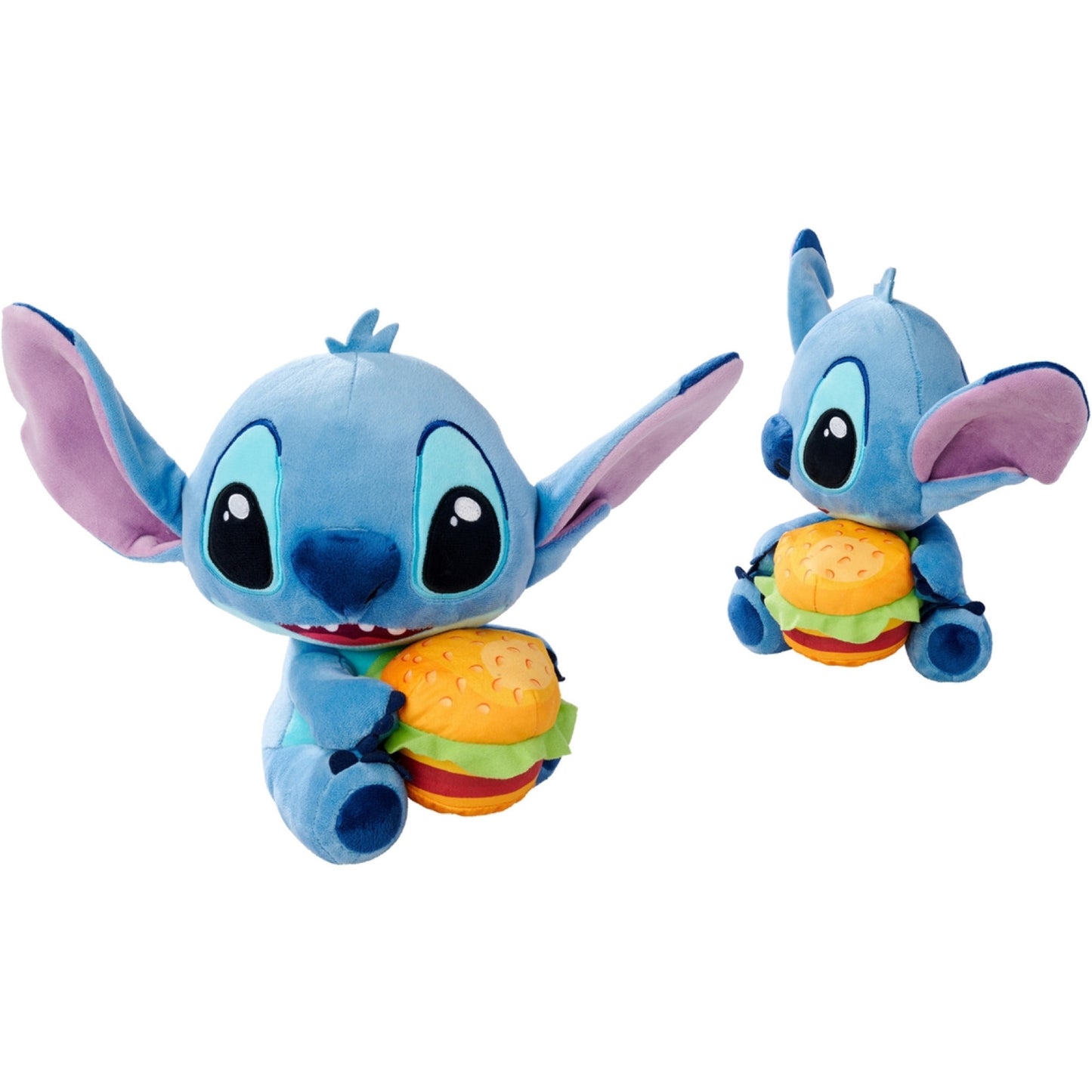 Disney Stitch mit Burger, Kuscheltier