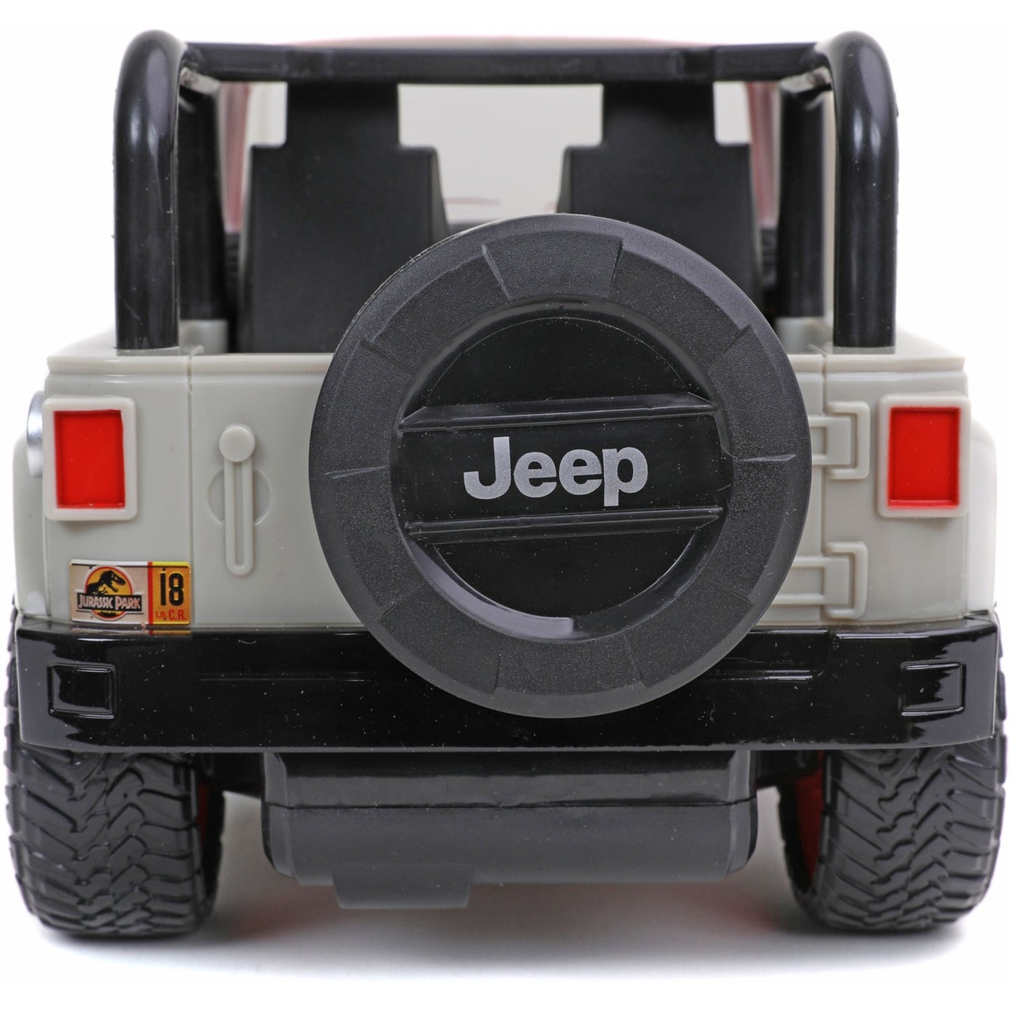 Jada Toys Jurassic Park RC Jeep Wrangler (beige/rot, 1:16)