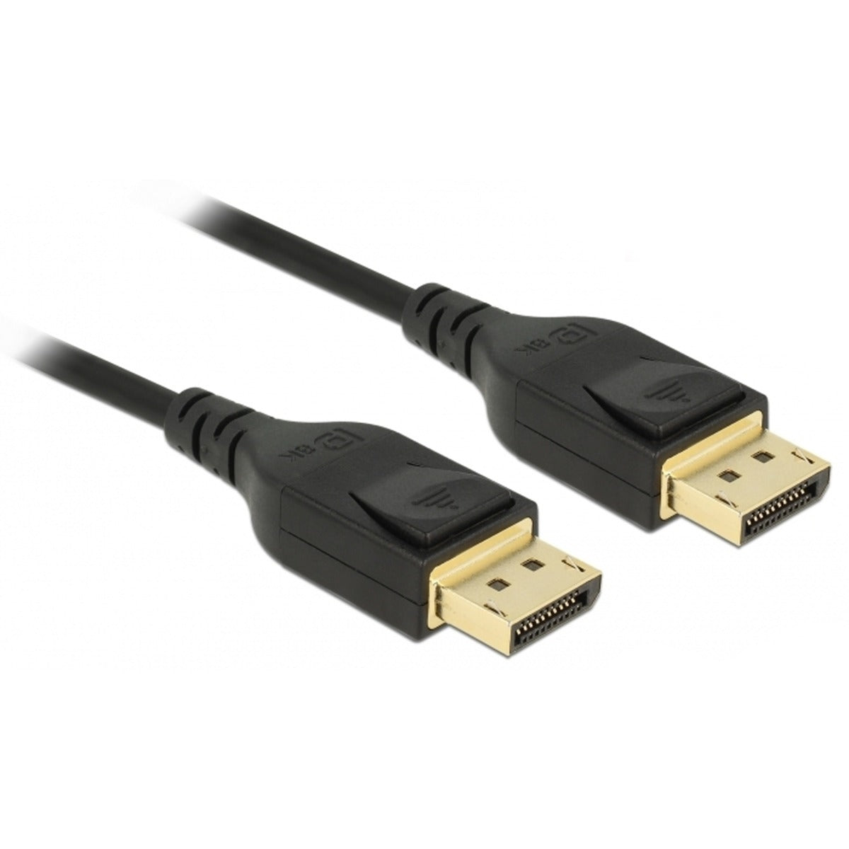 DeLOCK DisplayPort Kabel 8K (schwarz, 2 Meter)