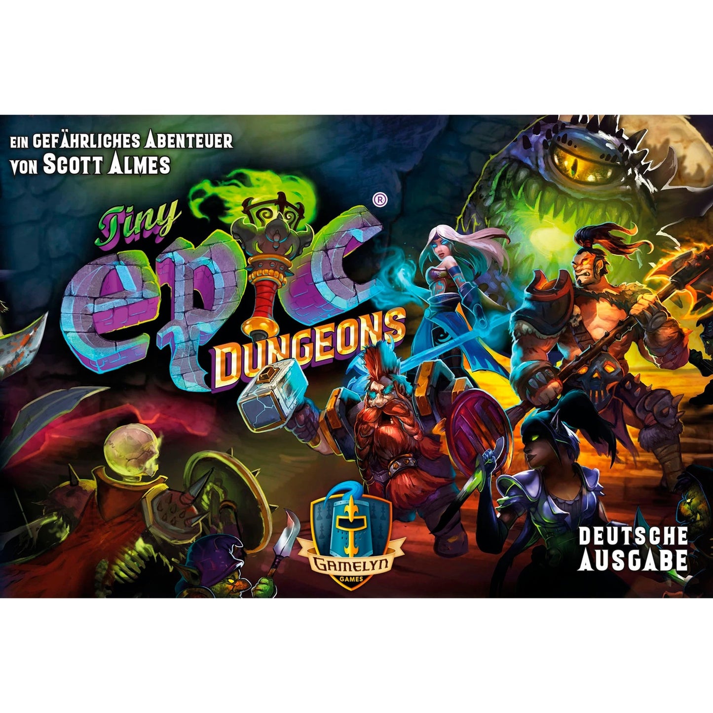 Asmodee Tiny Epic Dungeons, Brettspiel