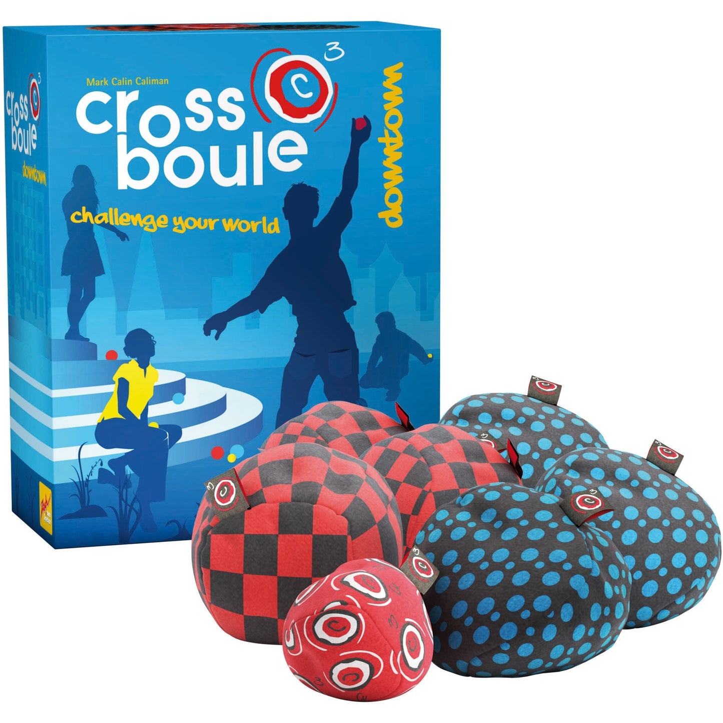 Zoch Crossboule Set Downtown (blau/rot)