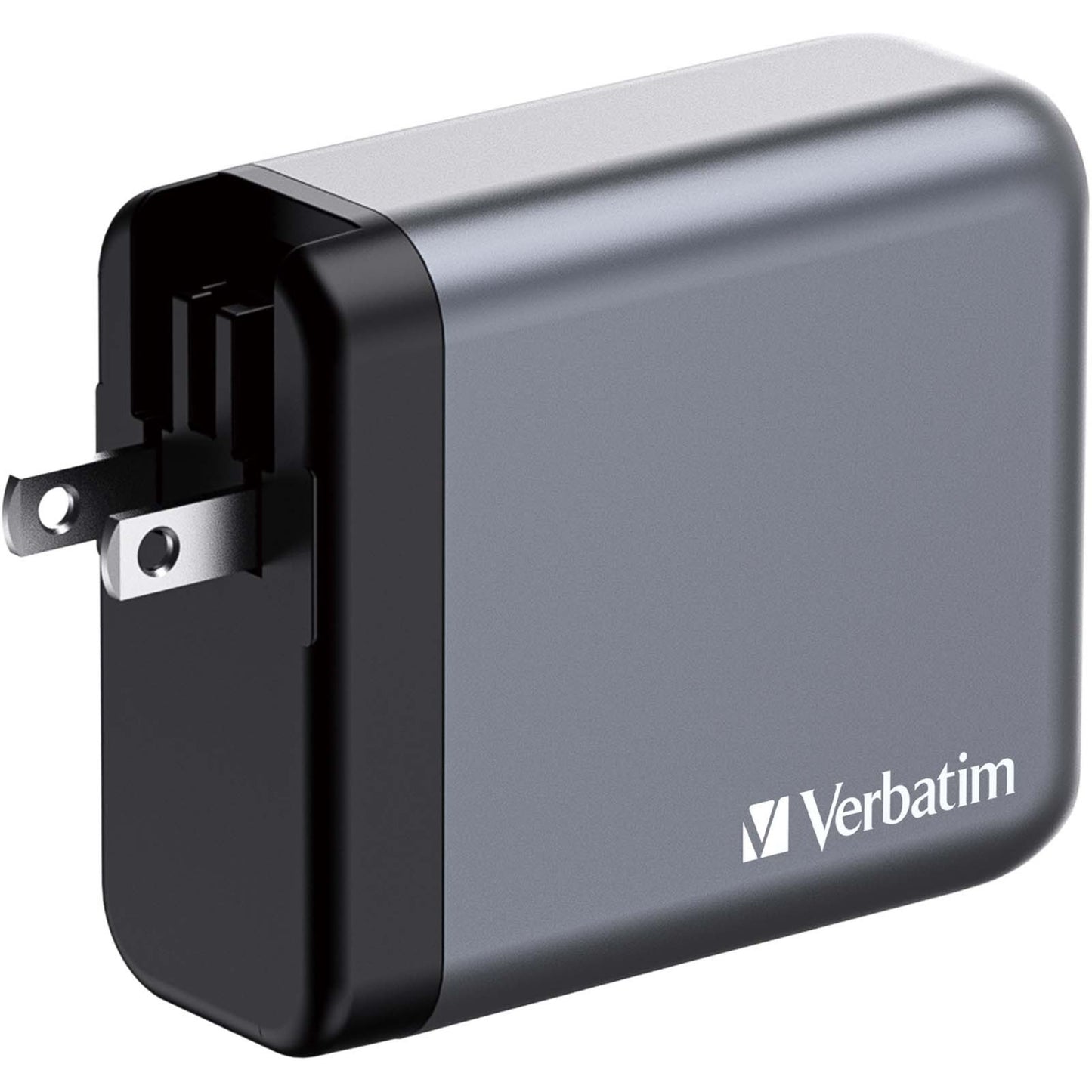 Verbatim GaN-Ladegerät 140W, 1x USB-A , 3x USB-C (grau, PD 3.1, PD 3.0, QC 3.0)