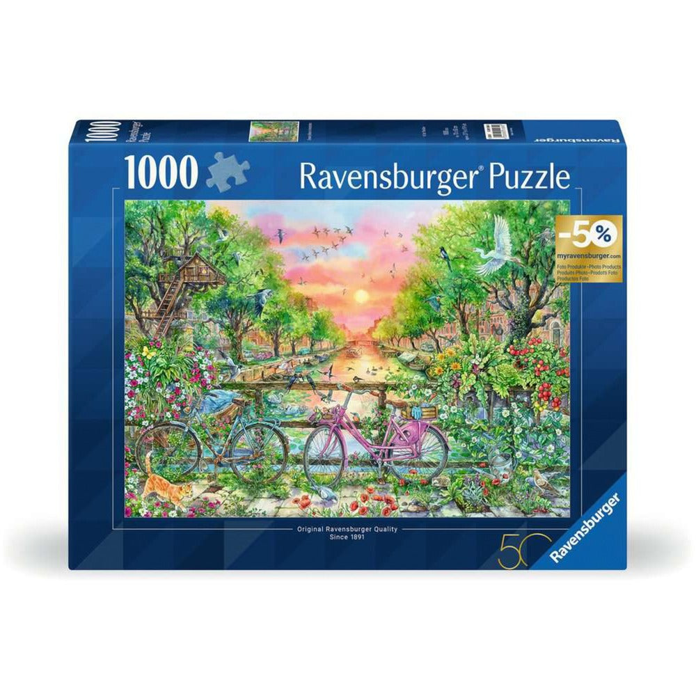 Puzzle Verträumte Fahrräder in Amsterdam