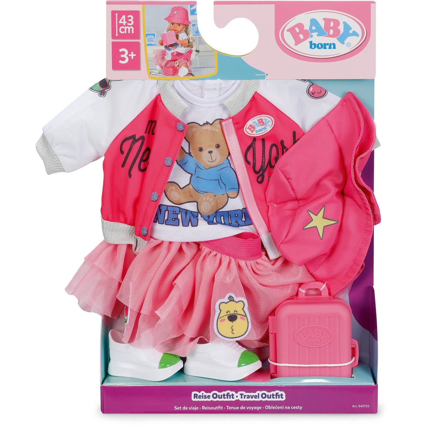 BABY born Deluxe Reise-Outfit 43 cm, Puppenzubehör