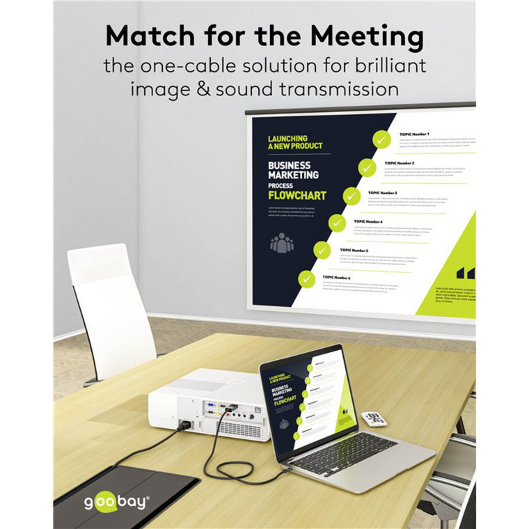 USB Adapterkabel, USB-C Stecker > DisplayPort Stecker, 4K 60Hz