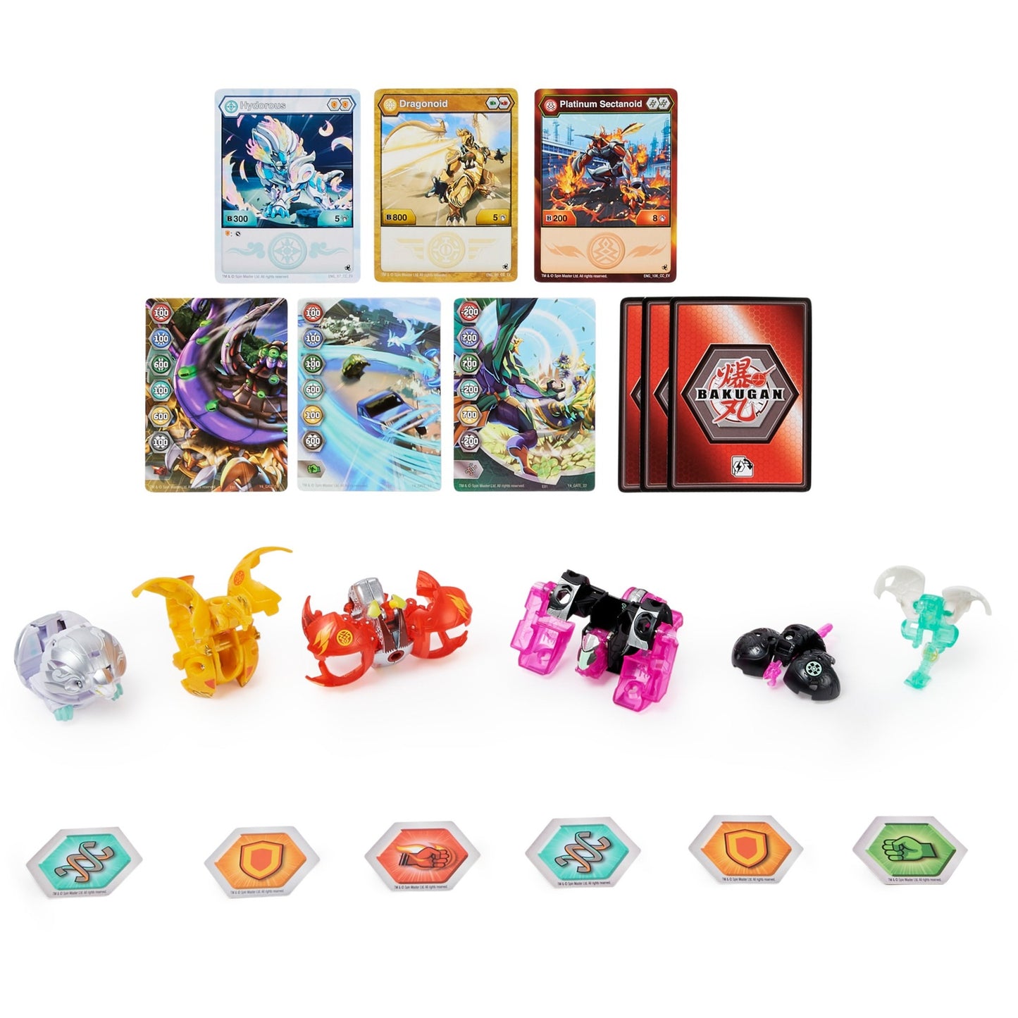 Spin Master Bakugan Evolutions Battle Strike 6er-Pack, Geschicklichkeitsspiel