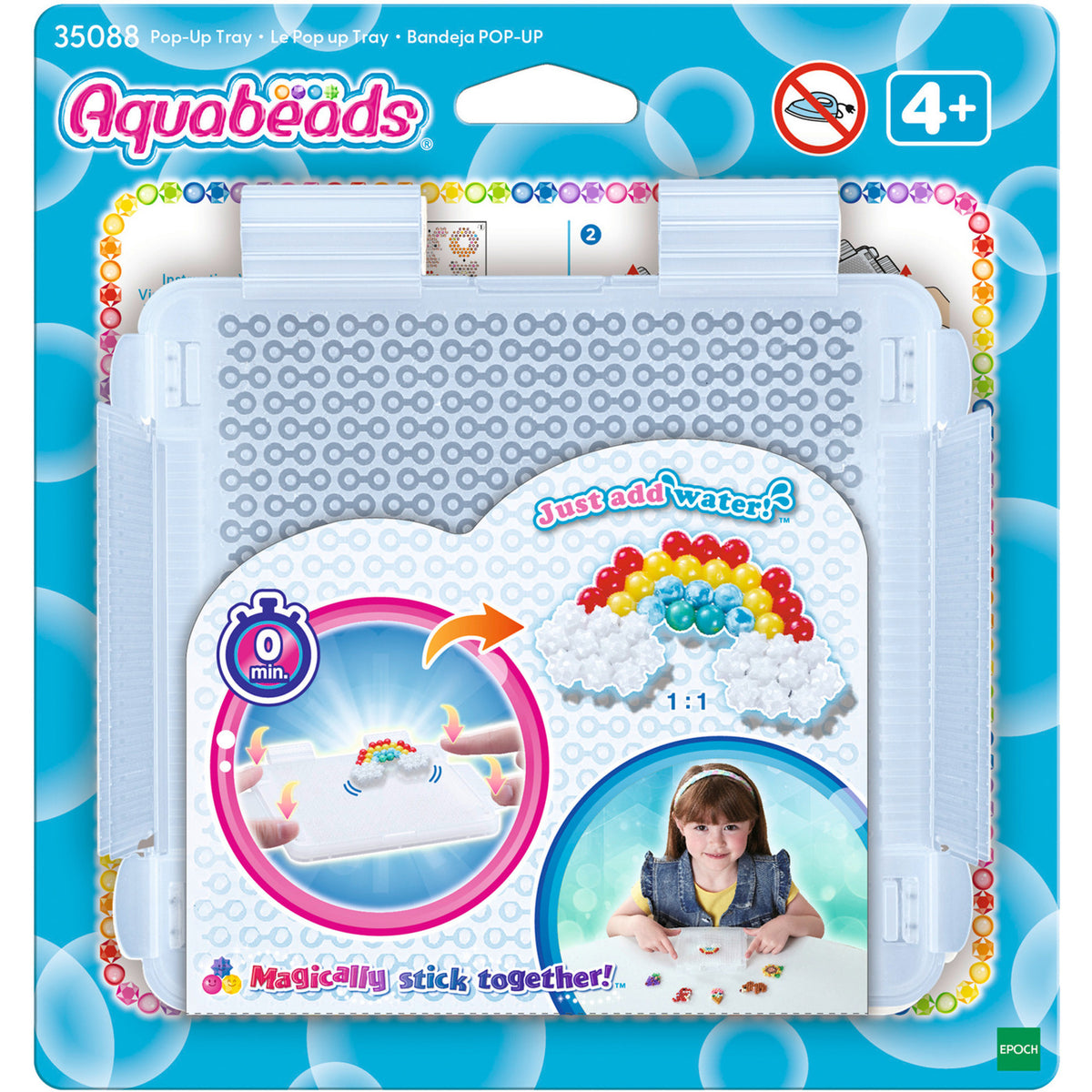 Aquabeads - Perlen Pop-Up Bastelplatte, Basteln