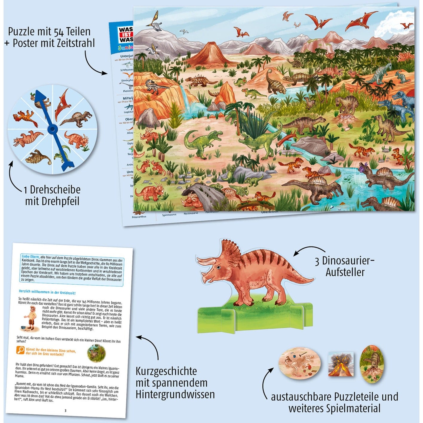 Kosmos WAS IST WAS Junior - Entdecke die Dinosaurier