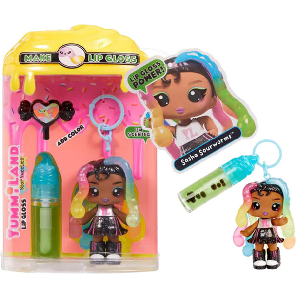Yummiland Lip Gloss Doll Sour Sweeties - Sasha Sourworms, Puppe