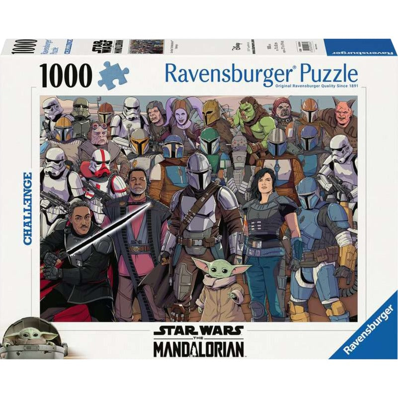 Ravensburger Puzzle Challenge Star Wars Mandalorian (1000 Teile)