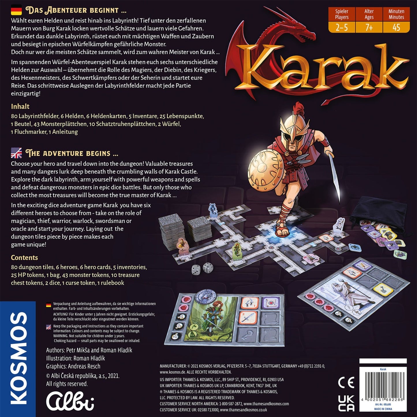 KOSMOS Karak, Brettspiel