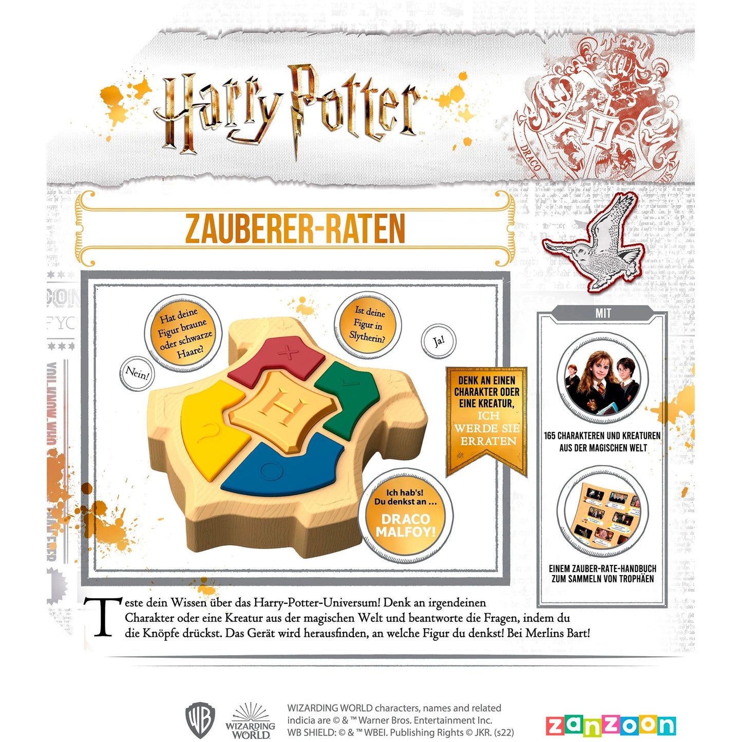 Asmodee Harry Potter - Zauberer-Raten, Quizspiel