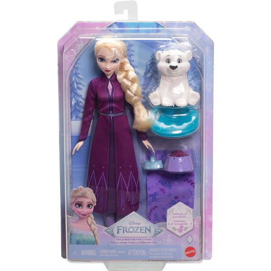 Disney Die Eiskönigin Elsa-Modepuppe und Eisbärenjunges-Figur