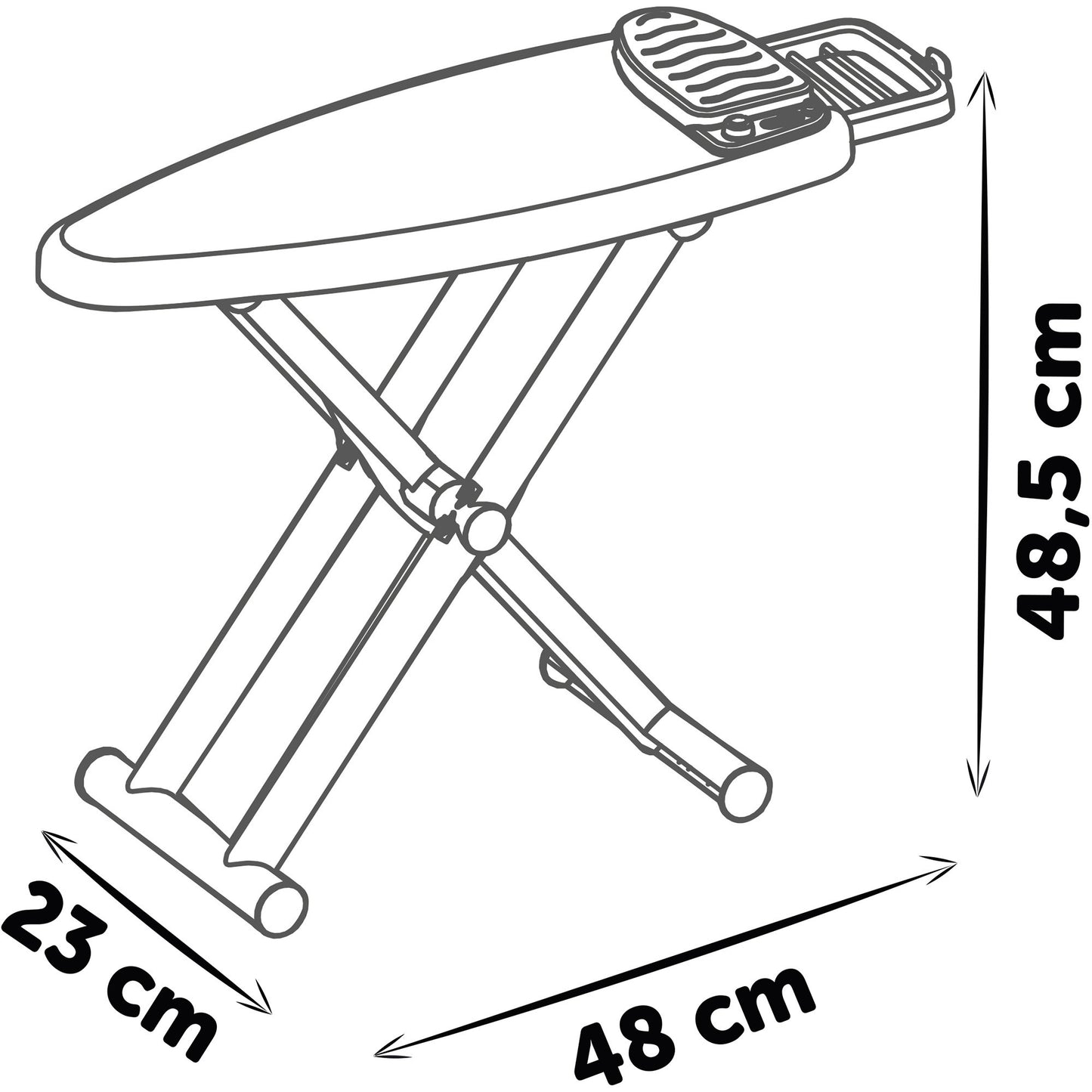 Tefal Bügelbrett mit Dampfstation, Kinderhaushaltsgerät