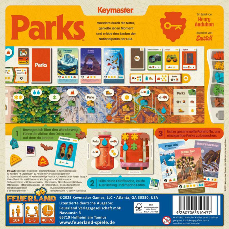 Parks 2. Edition, Brettspiel