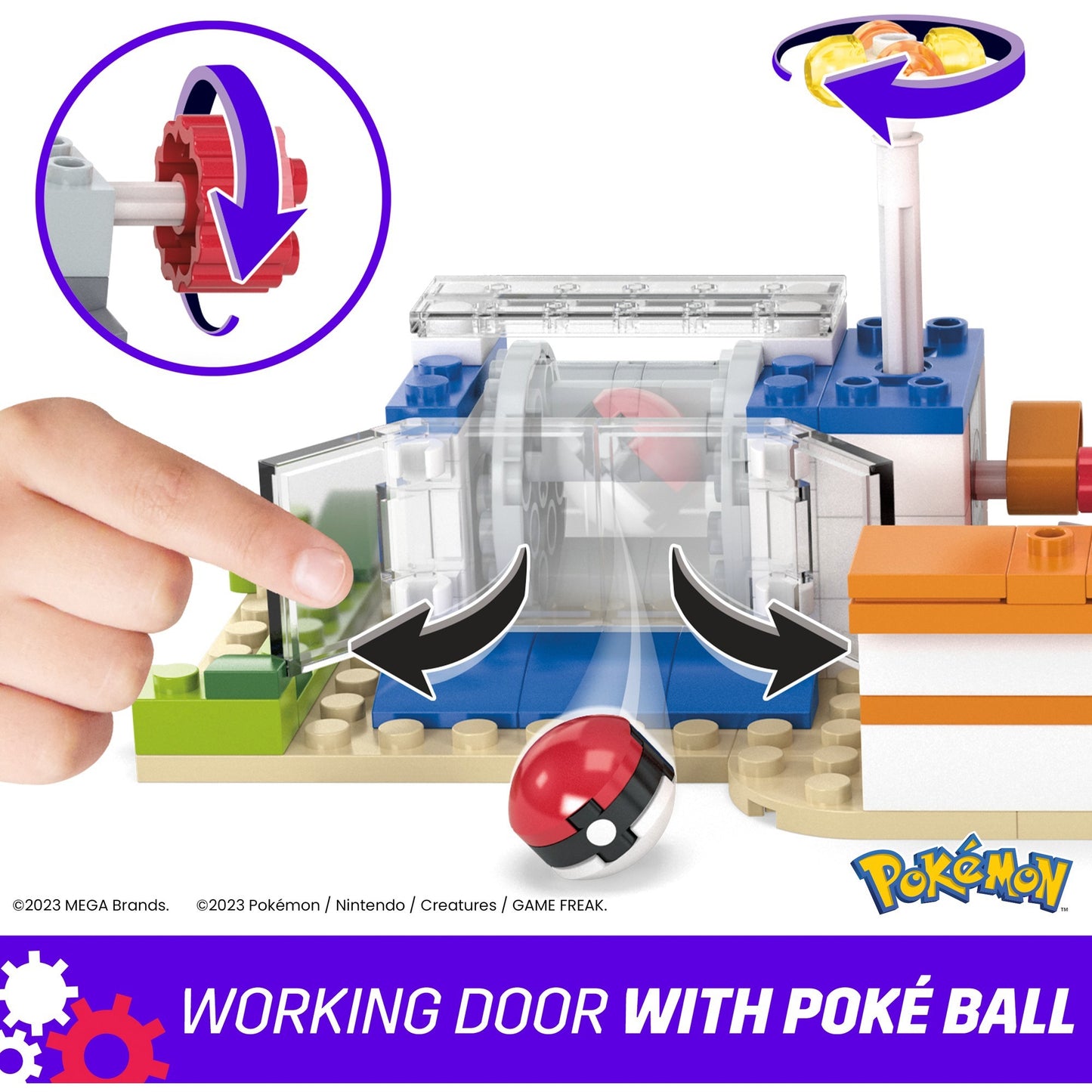 Mattel MEGA Pokémon Waldspaß Poké-Center, Konstruktionsspielzeug