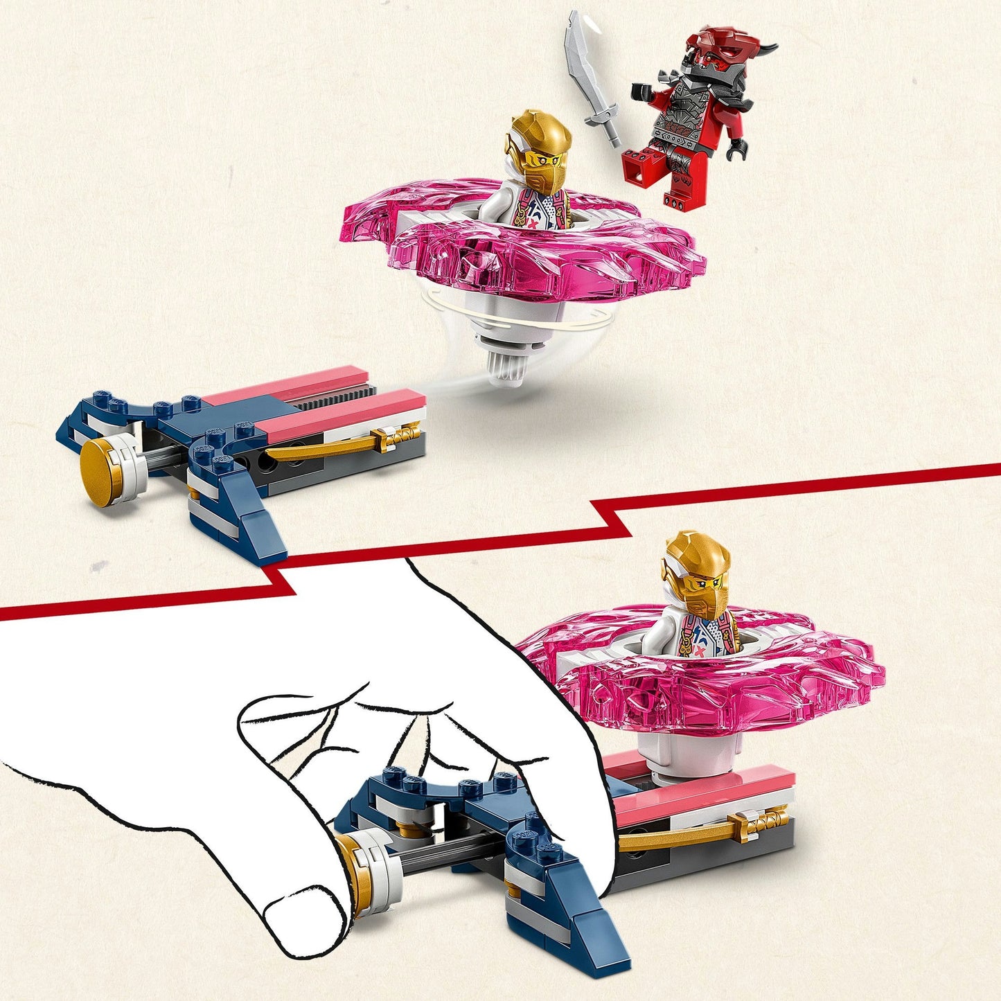 71824 Ninjago Soras Drachen-Spinjizu-Spinner, Konstruktionsspielzeug