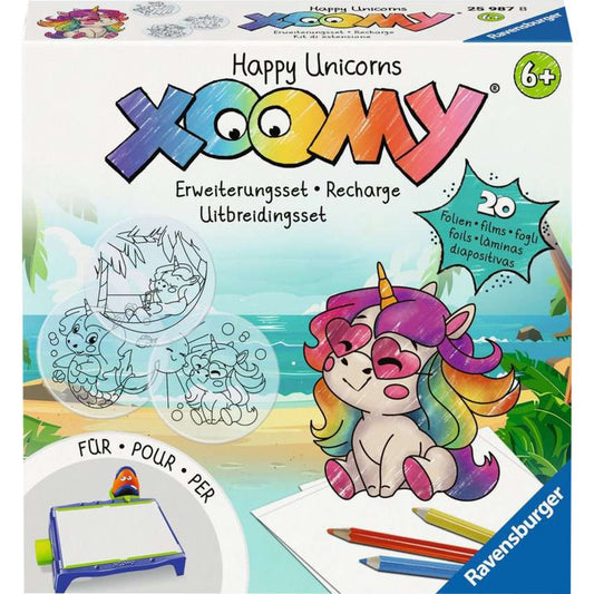 Xoomy Erweiterungsset Happy Unicorns, Malen