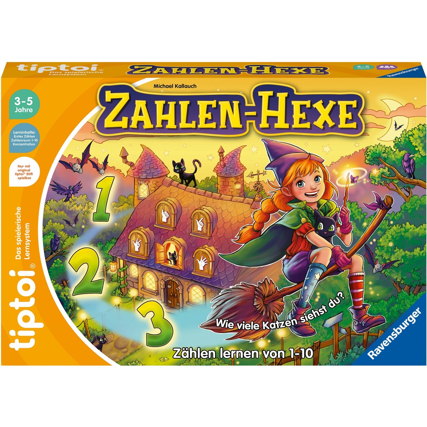 Ravensburger tiptoi Zahlen-Hexe, Brettspiel