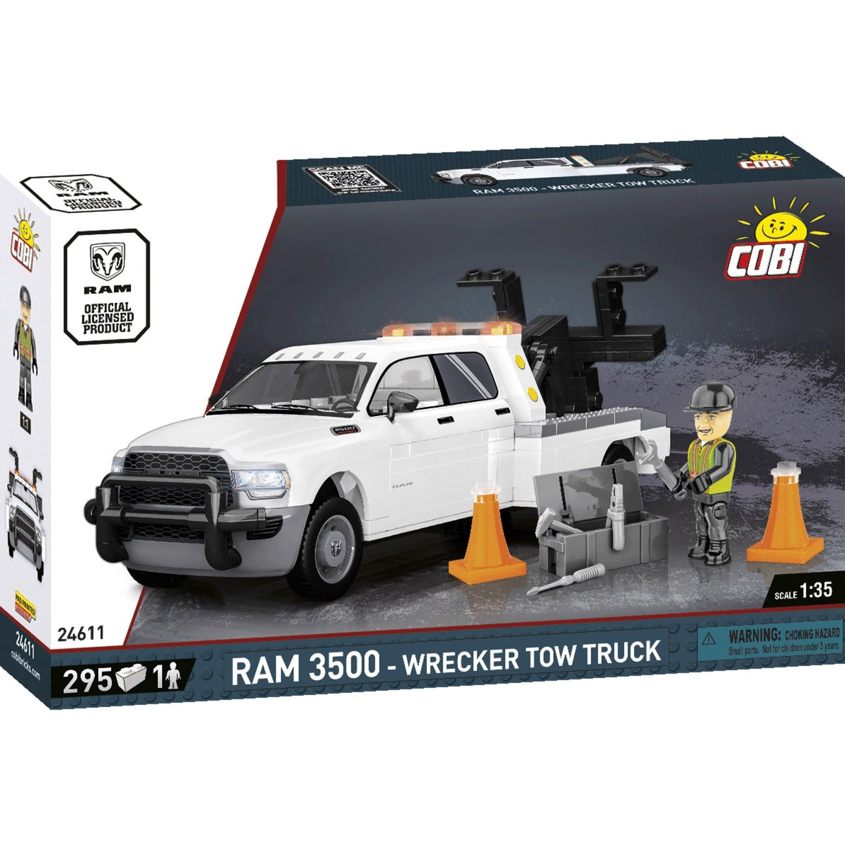 RAM 3500 - Wrecker Tow Truck, Konstruktionsspielzeug