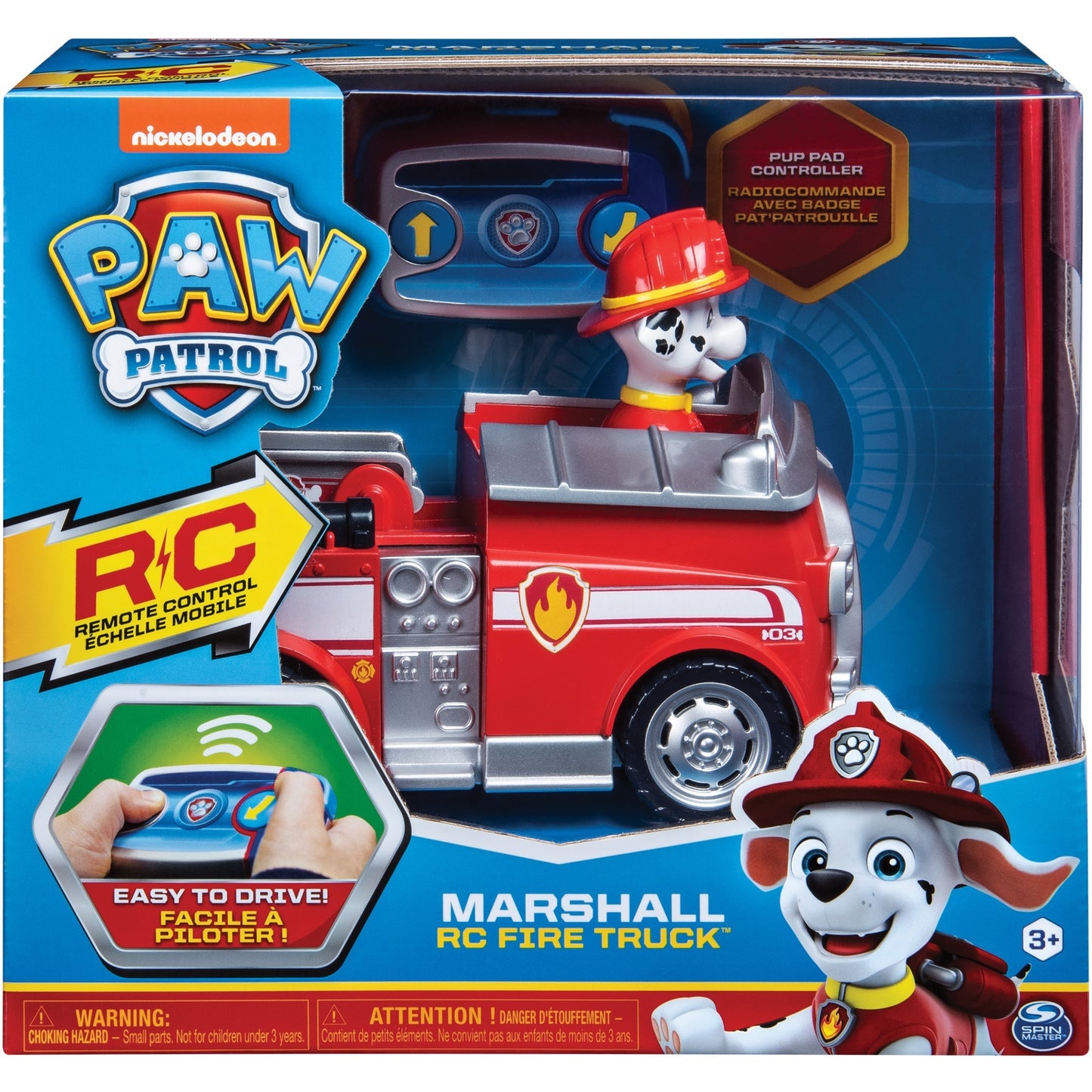 Spinmaster Paw Patrol Marshall RC Fire Truck (rot/silber)