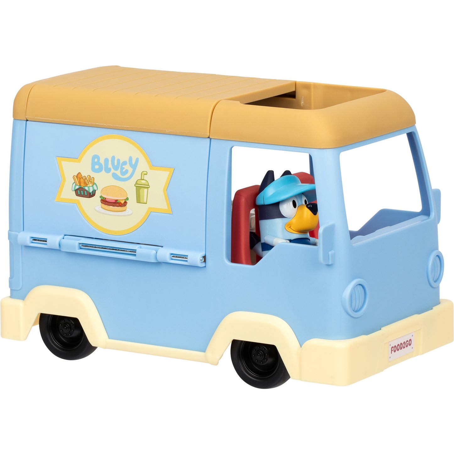 Bluey - Lets Play Chef Food Truck Spielset, Spielfahrzeug