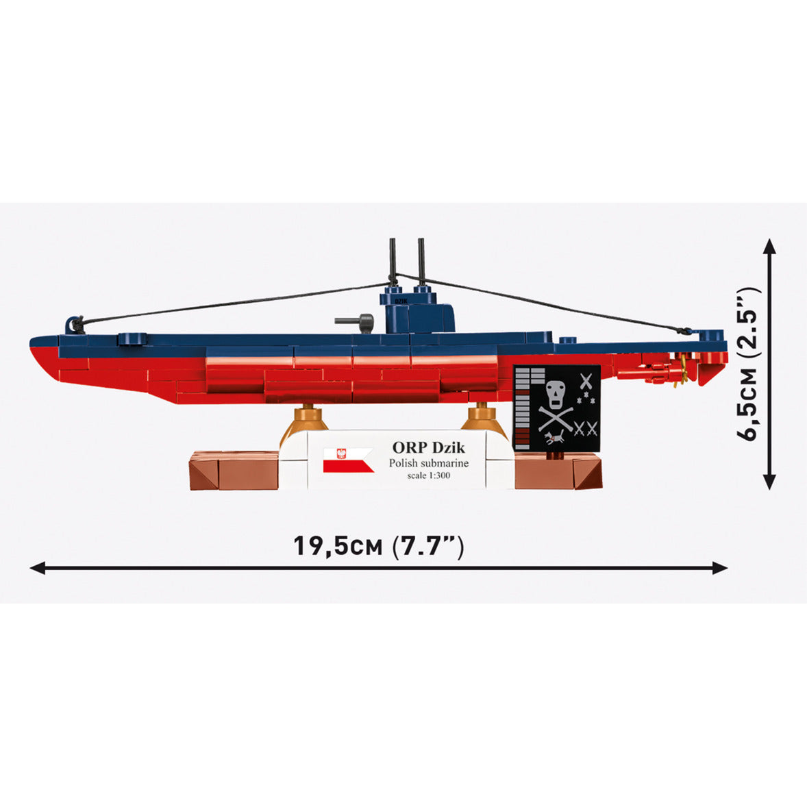 ORP Dzik Polish Submarine, Konstruktionsspielzeug
