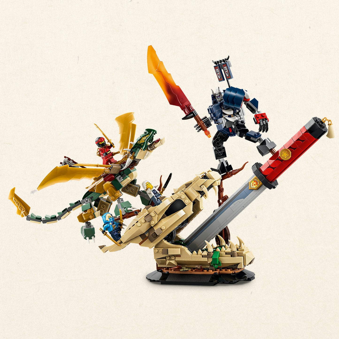 71871 Ninjago Showdown auf der Drachenklinge, Konstruktionsspielzeug