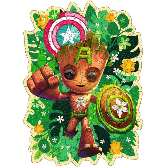 Wooden Puzzle Groot
