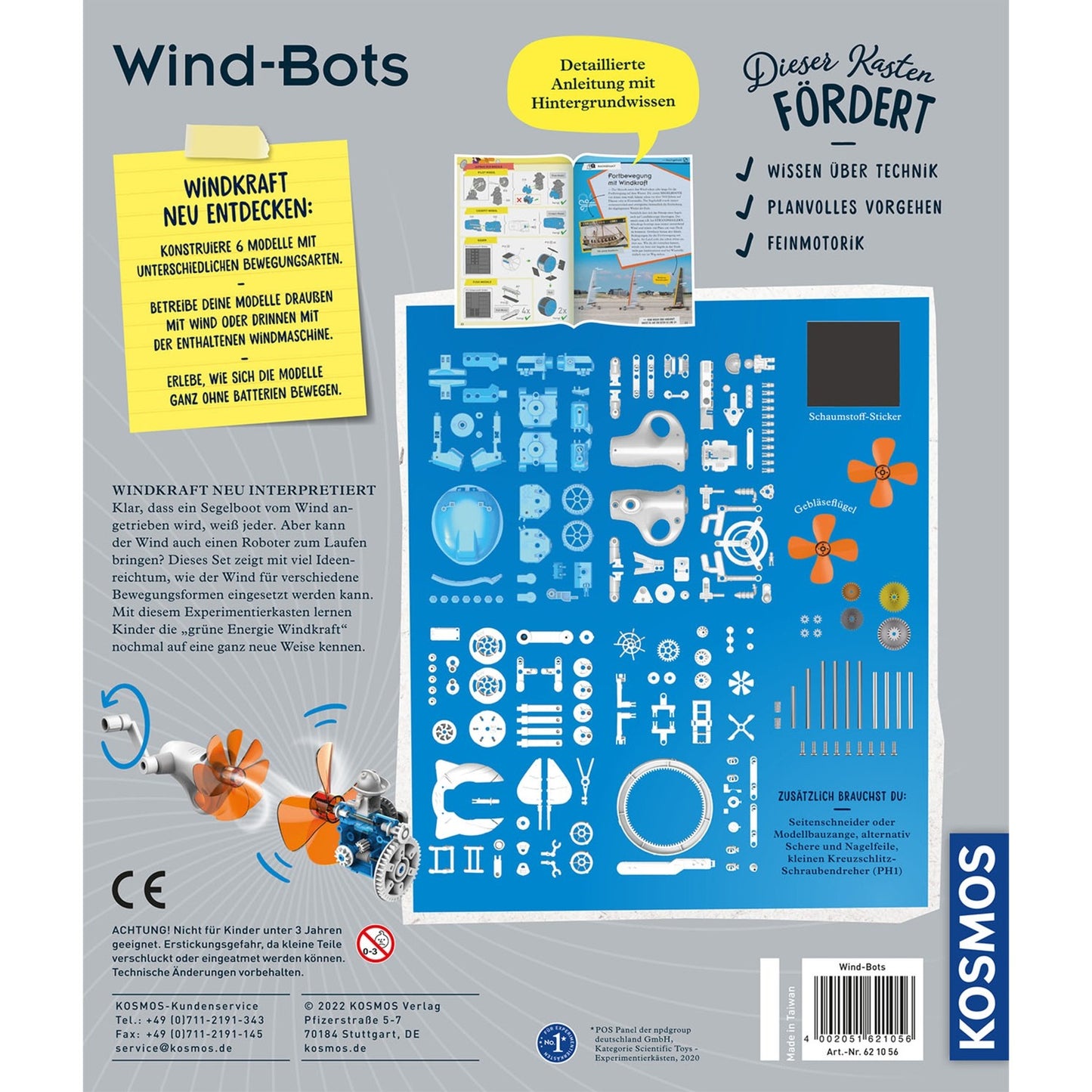 Kosmos Wind Bots (Erlebe den Wind als Energiequelle)