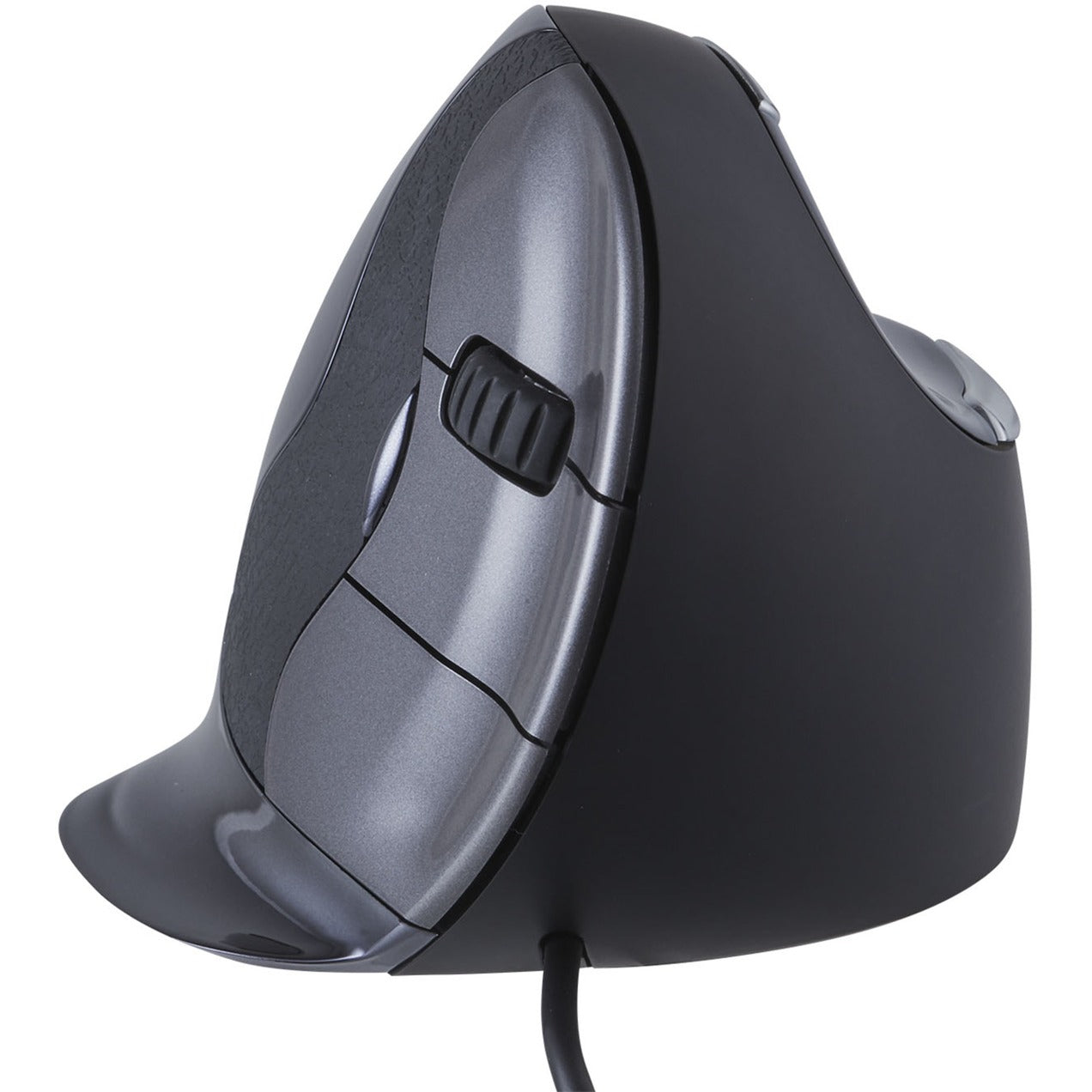 Evoluent VerticalMouse D (schwarz/silber, Medium, RH)