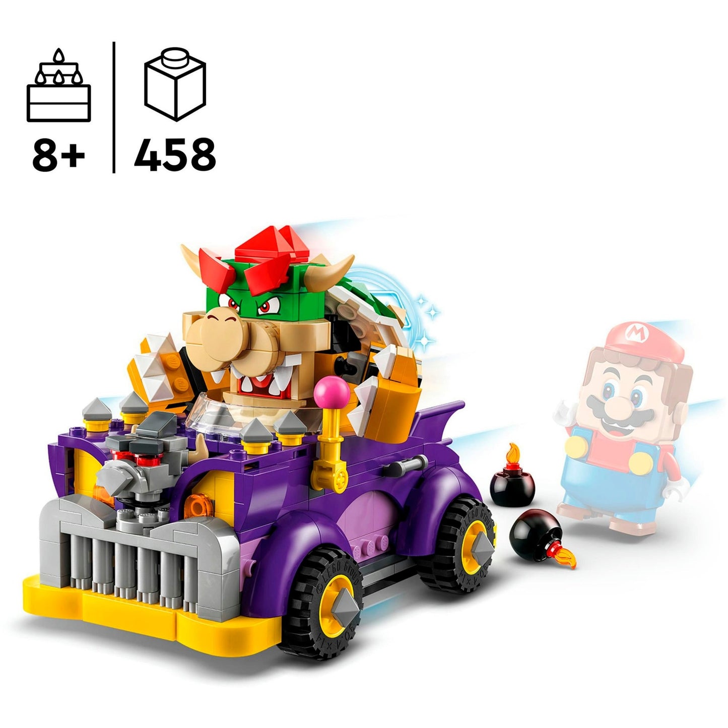 LEGO 71431 Super Mario Bowsers Monsterkarre - Erweiterungsset, Konstruktionsspielzeug