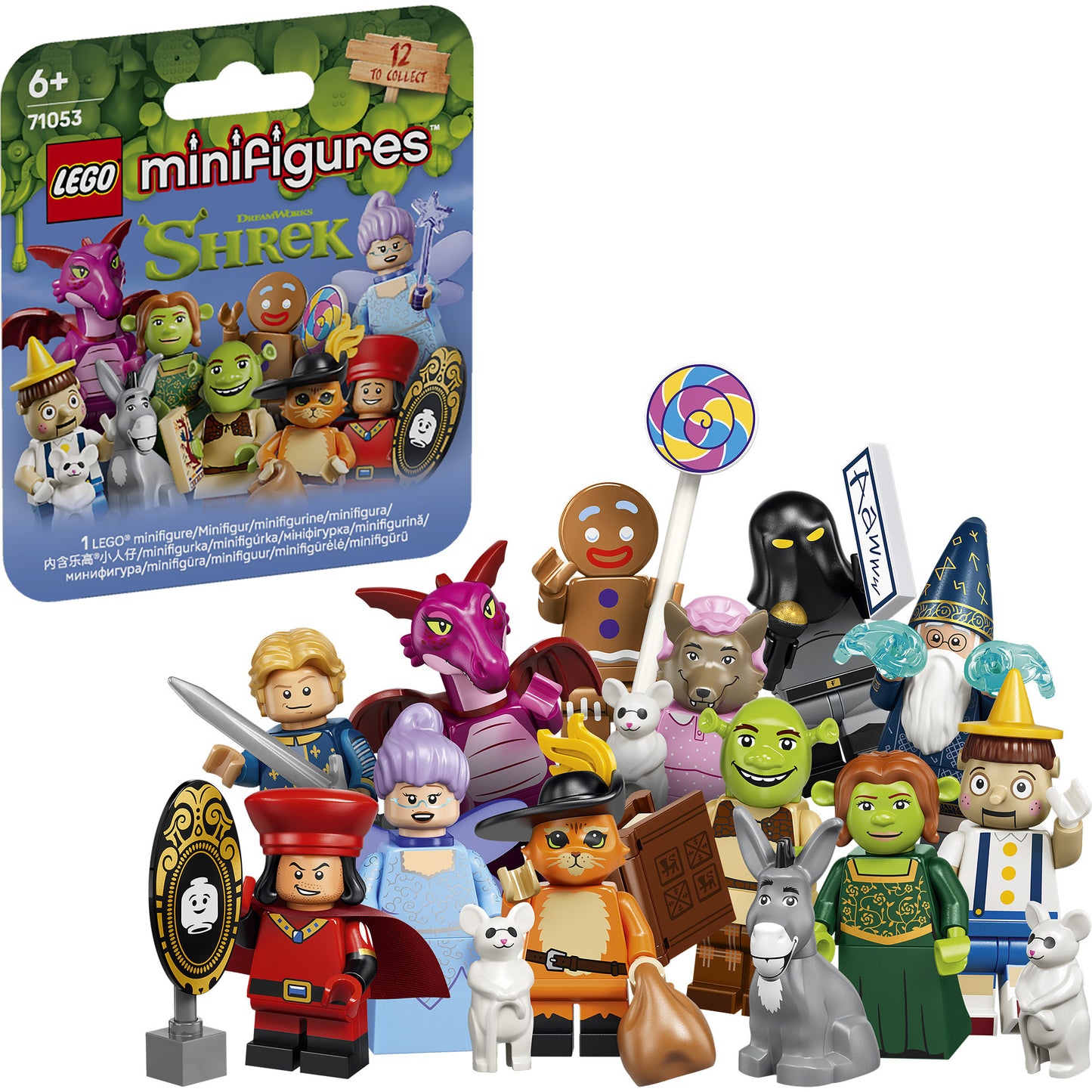 71053 Minifigures Shrek Serie, Konstruktionsspielzeug