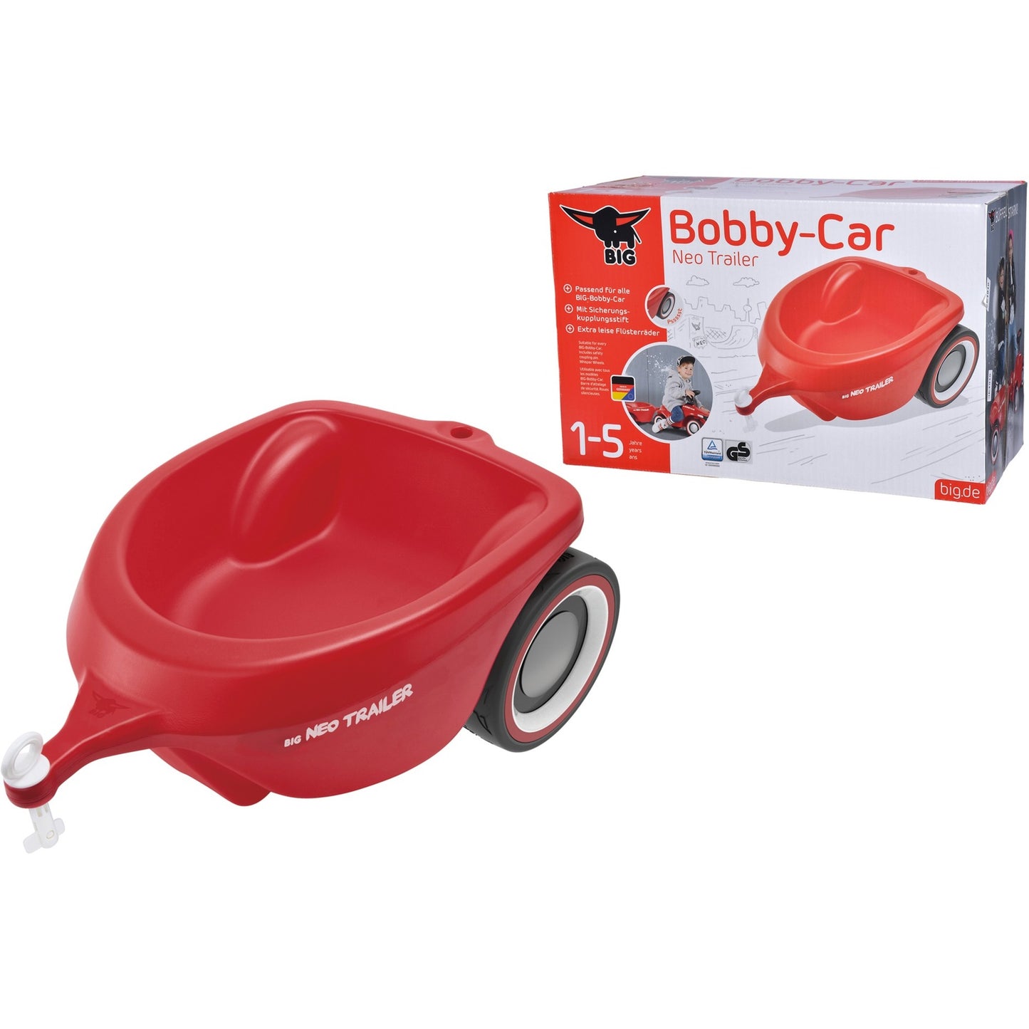 BIG Bobby-Car-Neo Trailer (rot)