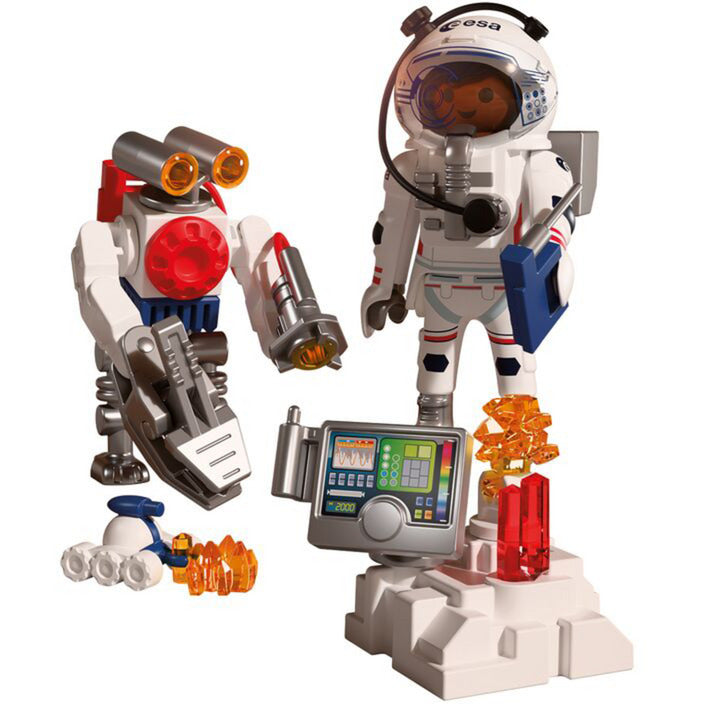 72014 ESA: Astronaut mit Roboter, Konstruktionsspielzeug