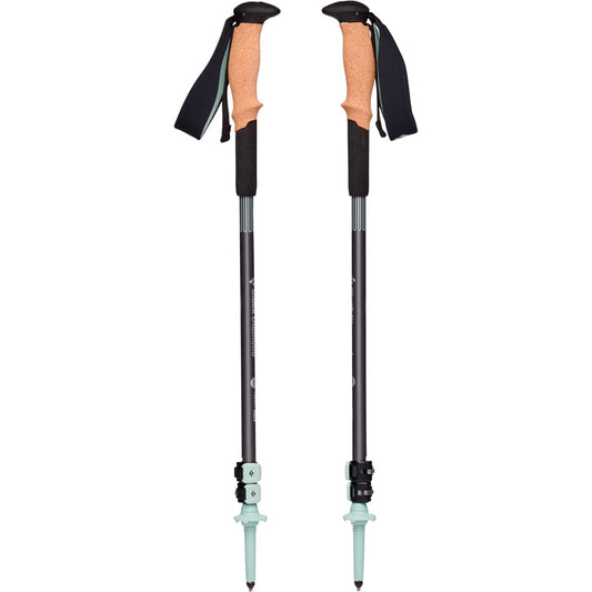 Black Diamond Trekkingstöcke Pursuit M/L gn (grau/grün, 1 Paar, 100-125 cm)