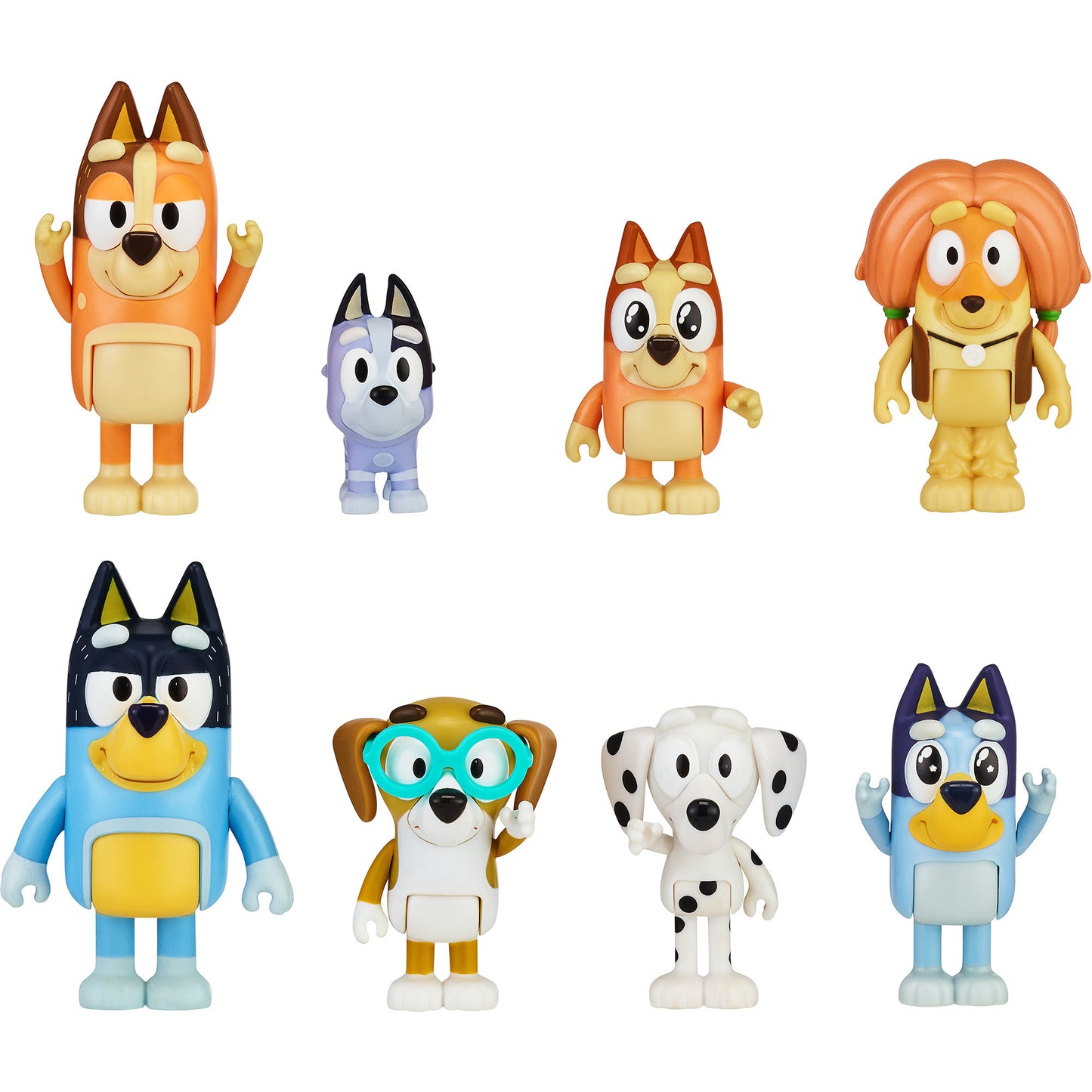 Bluey - 8-Figuren Mega-Pack, Spielgebäude