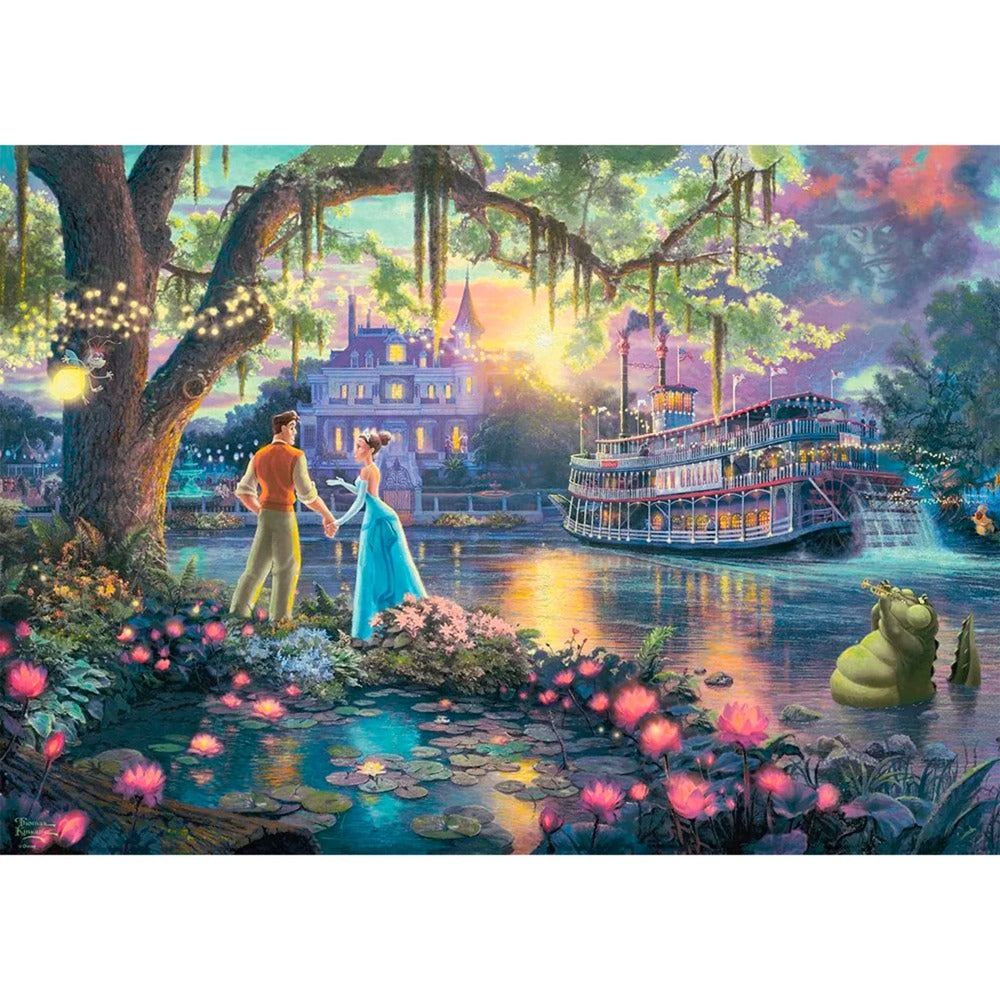 Schmidt Spiele Thomas Kinkade Studios: Disney Dreams Collection - Die Prinzessin und der Frosch (1000 Teile)